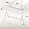 Gaming desk Hero 1.9 RGB White 120 cm