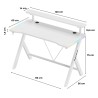 Gaming desk Hero 1.9 RGB White 120 cm