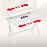 Gaming desk Hero 1.9 RGB White 120 cm