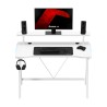 Gaming desk Hero 1.9 RGB White 120 cm
