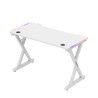 Gaming desk Hero 2.3 RGB White 120 cm