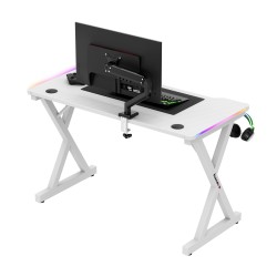 Gaming desk Hero 2.3 RGB White 120 cm