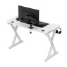 Gaming desk Hero 2.3 RGB White 120 cm