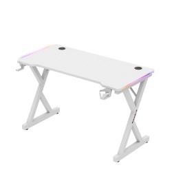 Gaming desk Hero 2.3 RGB White 120 cm