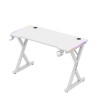 Gaming desk Hero 2.3 RGB White 120 cm