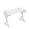 Biurko gamingowe Hero 2.3 RGB White 120 cm