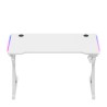 Gaming desk Hero 2.3 RGB White 120 cm