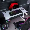 Gaming desk Hero 2.3 RGB White 120 cm