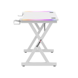 Gaming desk Hero 2.3 RGB White 120 cm