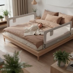 Cover 30 White-Grey 200 cm bed guard rail