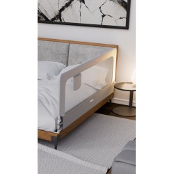 Barierka ochronna do łóżka Cover 30 White-Grey 200 cm