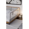 Barierka ochronna do łóżka Cover 30 White-Grey 200 cm