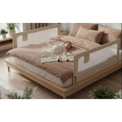 Barierka ochronna na łóżko Cover 30 Beige 200 cm