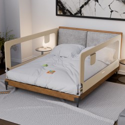 Barierka ochronna na łóżko Cover 30 Beige 200 cm