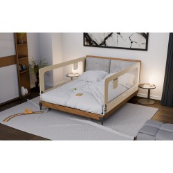 Barierka ochronna do łóżka Cover 30 Beige 200 cm