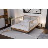 Bed guard rail Cover 30 Beige 200 cm
