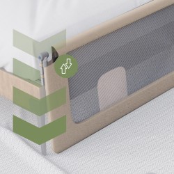 Barierka ochronna do łóżka Cover 30 Beige 200 cm