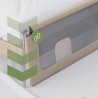 Bed guard rail Cover 30 Beige 200 cm