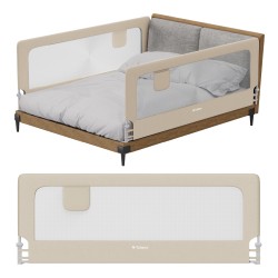 Barierka ochronna do łóżka Cover 30 Beige 200 cm