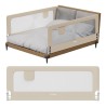 Bed guard rail Cover 30 Beige 200 cm