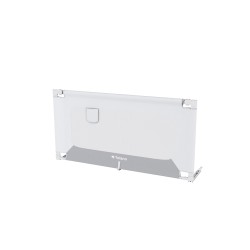 Bed guard rail Cover 44 White-Grey 140 cm