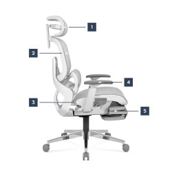 Fotel ergonomiczny Expert 9.3 Grey