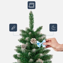 Artificial Christmas tree with pine cones Xmas 50