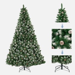 Artificial Christmas tree with pine cones Xmas 50