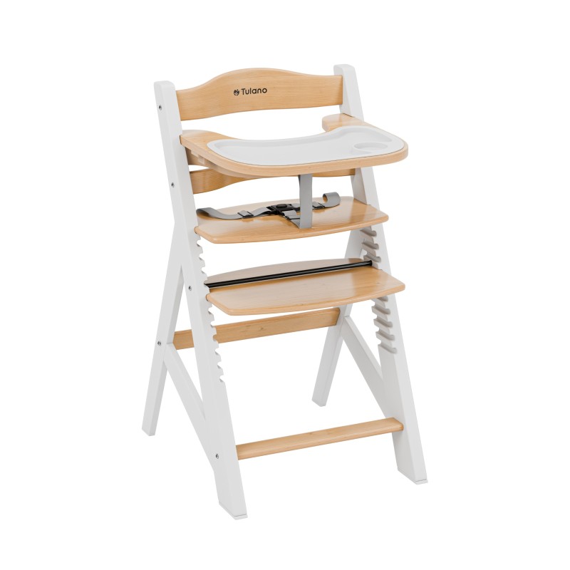 Morsel 40 White-Natural Feeding Chair