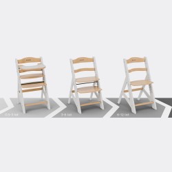 Morsel 40 White-Natural Feeding Chair