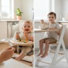 Morsel 40 White-Natural Feeding Chair