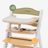 Morsel 40 White-Natural Feeding Chair