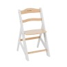 Morsel 40 White-Natural Feeding Chair