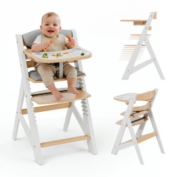 Morsel 40 White-Natural Feeding Chair