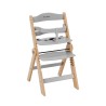 Wooden high chair Morsel 45 Natural-Grey