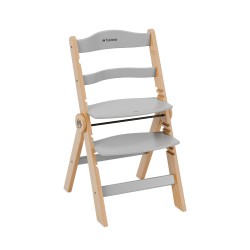 Wooden high chair Morsel 45 Natural-Grey