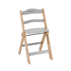 Wooden high chair Morsel 45 Natural-Grey