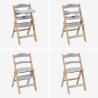 Morsel 45 Natural-Grey Wooden Feeding Chair