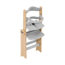 Wooden high chair Morsel 45 Natural-Grey