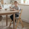 Morsel 45 Natural-Grey Wooden Feeding Chair