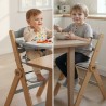 Wooden high chair Morsel 45 Natural-Grey