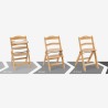 Wooden high chair Morsel 45 Natural