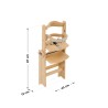 Morsel 45 Natural wooden feeding chair
