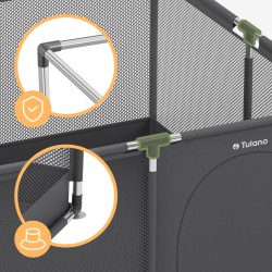 Cozy 20 Graphite baby playpen - 130 cm