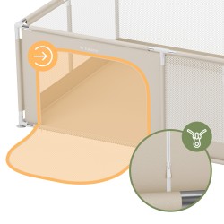 Baby playpen Cozy 22 Beige - 180 cm