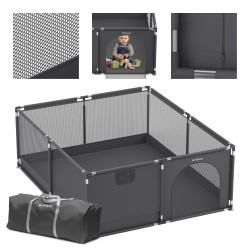 Baby playpen Cozy 25 Graphite 150 cm