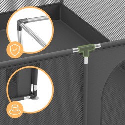 Kojec dziecięcy Cozy 25 Graphite - 150 cm