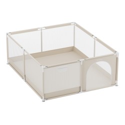 Baby playpen Cozy 25 Beige - 150 cm