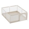 Baby playpen Cozy 25 Beige - 150 cm