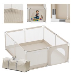 Baby playpen Cozy 25 Beige - 150 cm